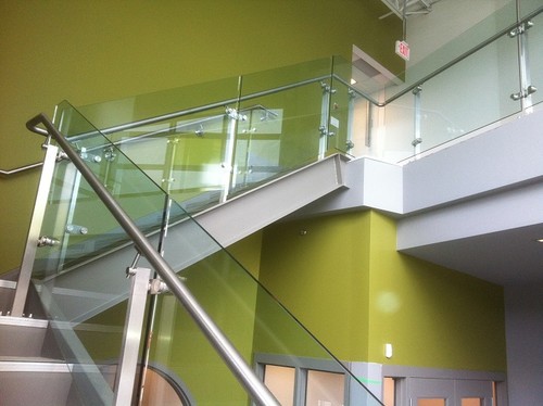 Glass railing systems